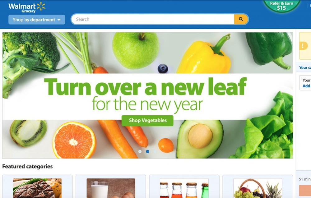 Walmart Taps Deliv For Same-Day Grocery Delivery