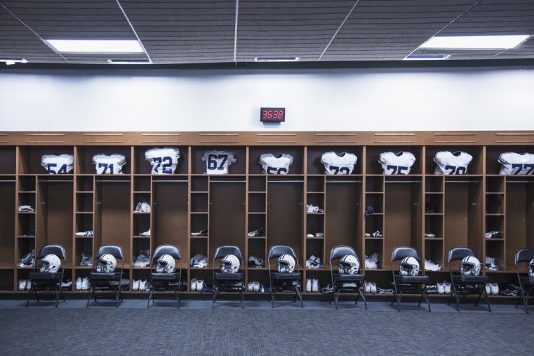 football locker room