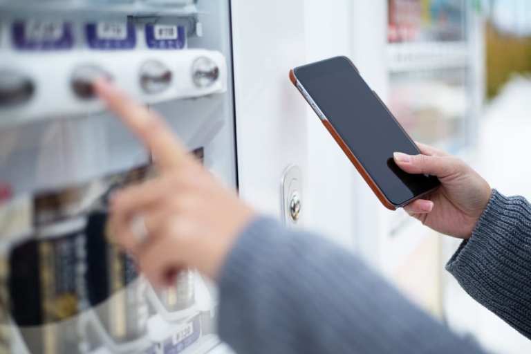 cashless vending machine