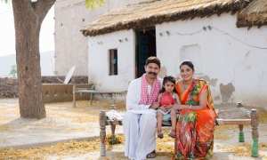 young Indian family