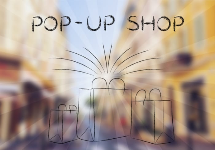 pop-up shop