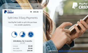 PayPal Lowers Installment Credit Threshold