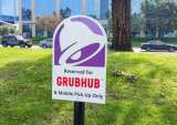 Grubhub sign