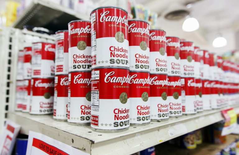 US consumers stock up on soup