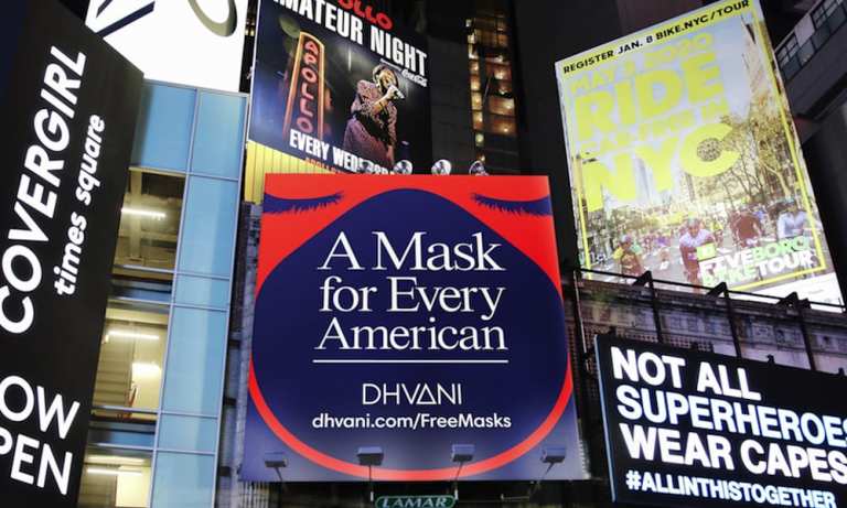 Activ(ist)wear Brand Takes Its Masks To Times Square