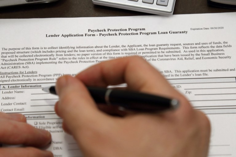 PPP loan application