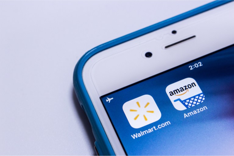 Walmart and Amazon apps