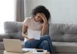 millennial woman financial stress