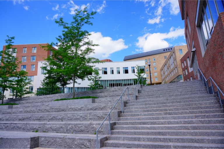 UMass Amherst empty campus