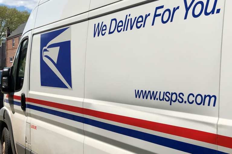 USPS delivery truck