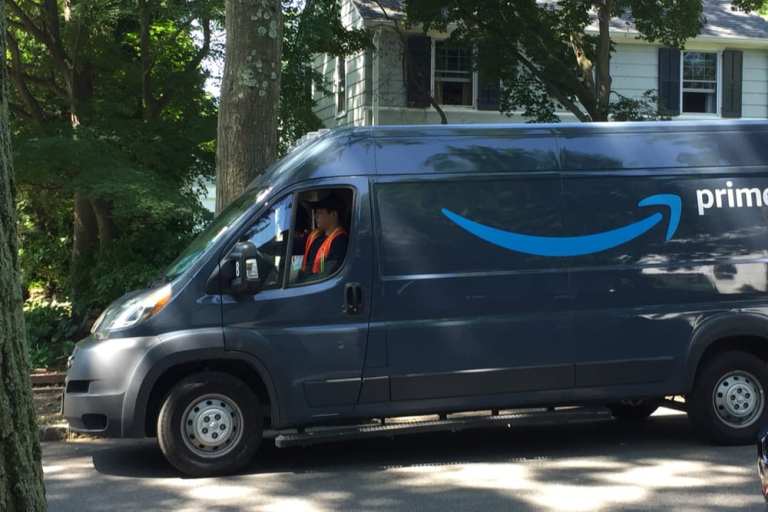 Amazon delivery van