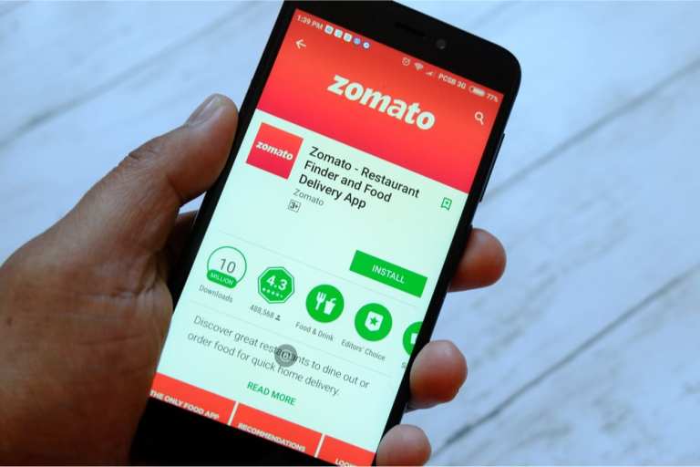 Zomato app