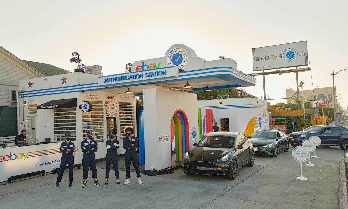 eBay Repurposes LA Gas Station For Authentication Drive-Thru