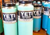 YETI water bottles