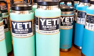 YETI water bottles