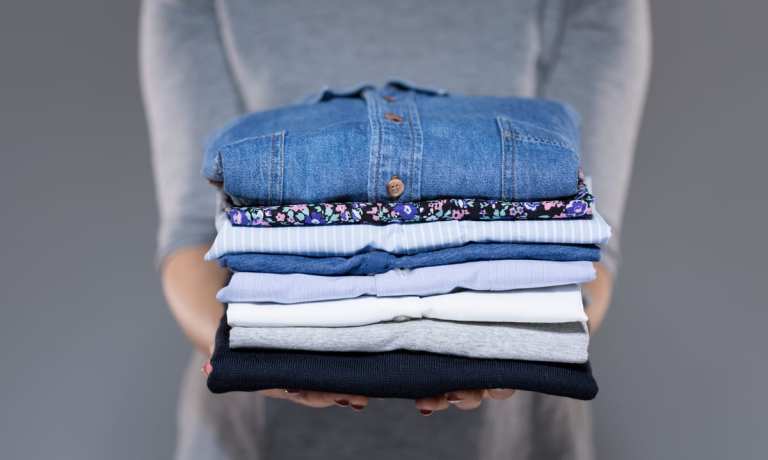 folded stack of clothing