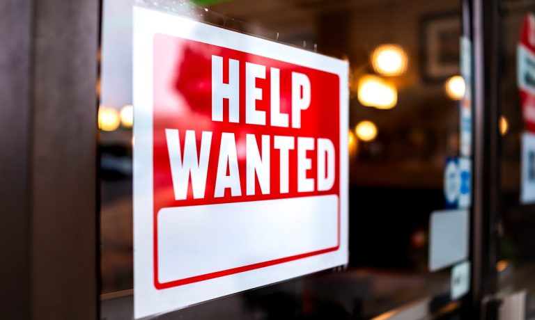 Help wanted sign