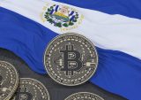 bitcoin on El Salvador flag