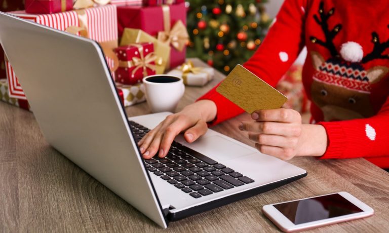 Holiday shopping online