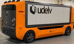 Udelv, cab-less, autonomous, Mobileye, cargo