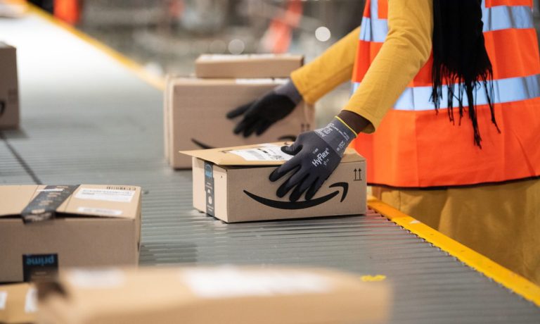 Amazon warehouse worker