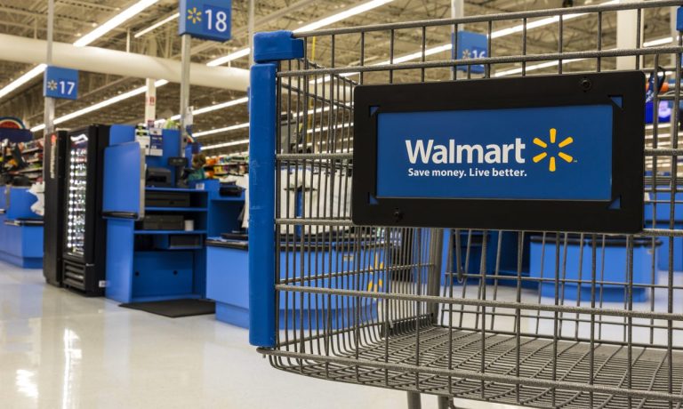 Walmart shopping cart