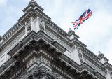 UK 10 Downing Street flag