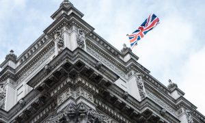 UK 10 Downing Street flag