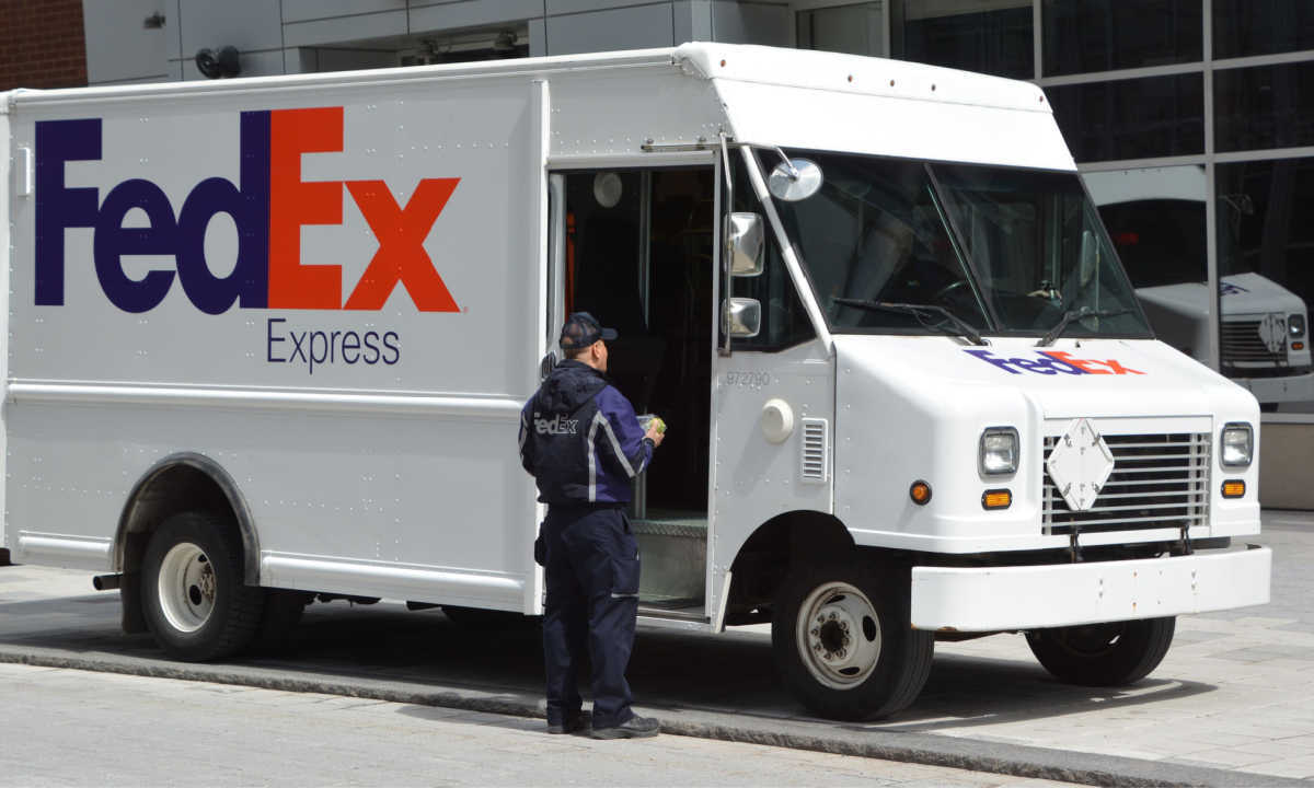 FedEx truck