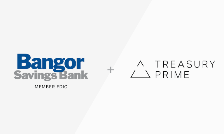 bangor savings bank, treasury prime, BaaS, embedded finance