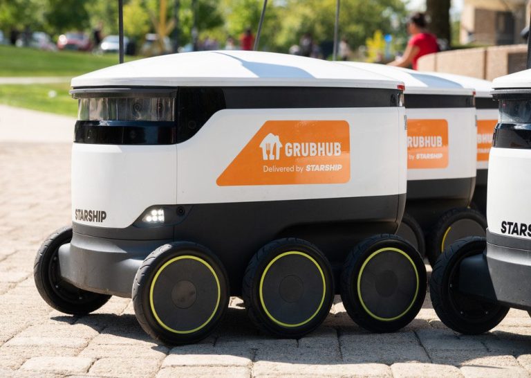 Grubhub, Starship, delivery robot