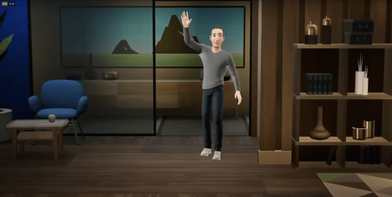 Zuckerberg’s Metaverse Avatar Finds Its Legs