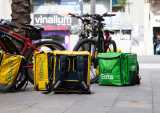 Barcelona delivery bikes