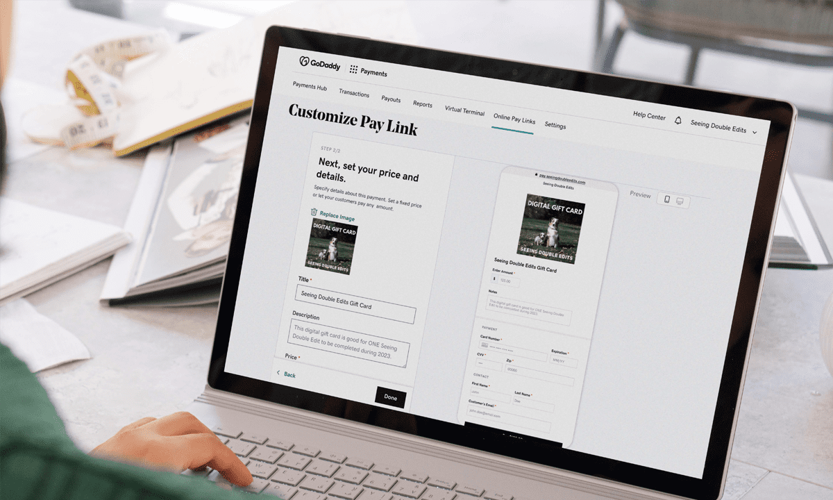 GoDaddy Bundles Payment Technology and Domains to Create Pay Links