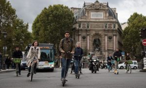 electric scooters in Paris