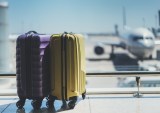 suitcases at airport