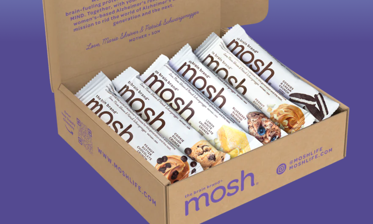 Patrick Schwarzenegger’s Mosh Targets Cognitive Concerns to Stand Out in D2C Snacks