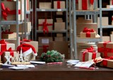 holiday packages ready for delivery