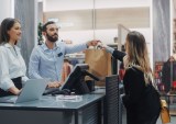 woman buying clothes