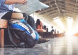 traveler at airport