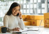 businesswoman working on procurement