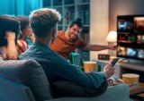 group of people streaming TV