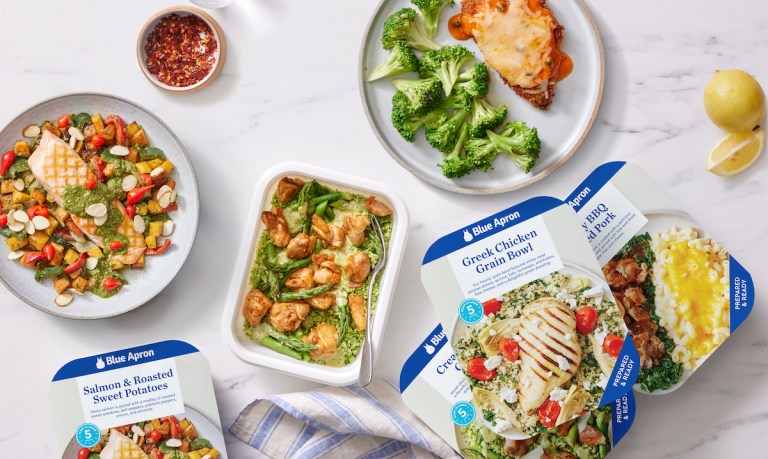 Blue Apron prepared meals