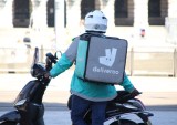 Deliveroo gig worker in England