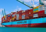 Maersk container ship