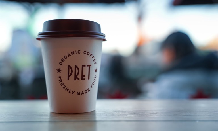 Pret a Manger coffee