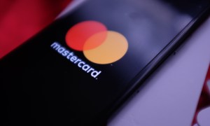 Mastercard on smartphone