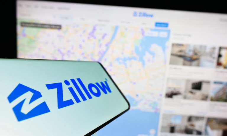 Zillow real estate site