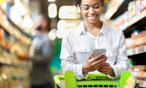 woman shopping