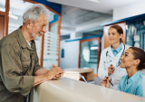 healthcare office reception desk